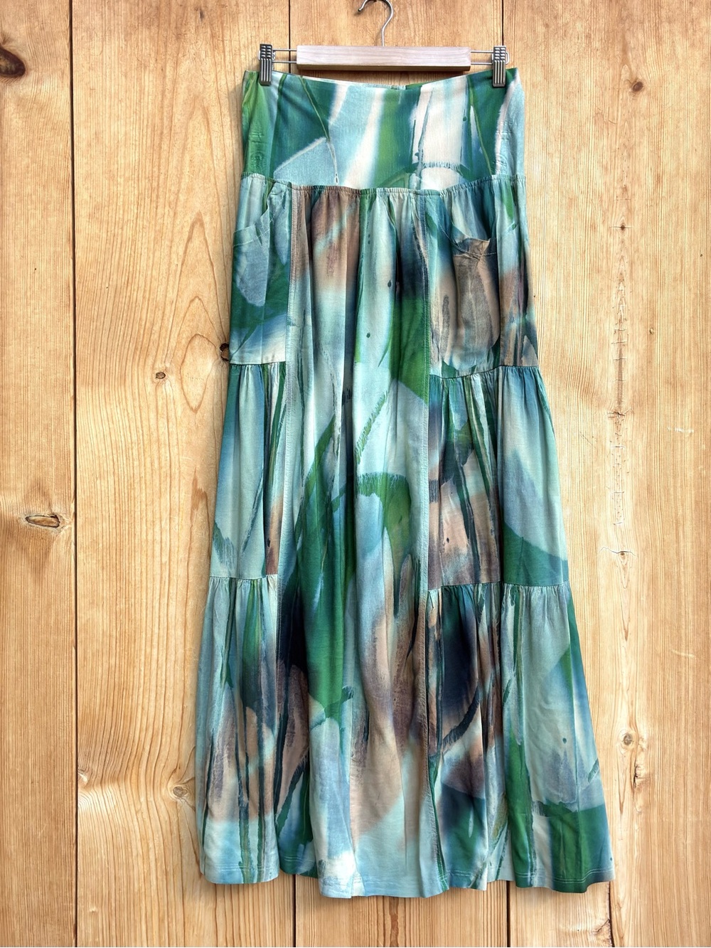 Happy Bohemians Tie Dye Long Skirt Sz M/L